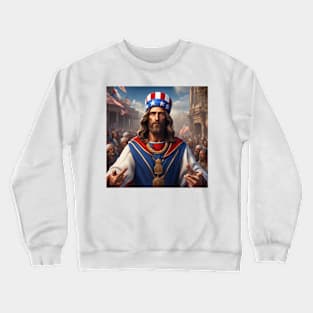 Radical Jesus For President Crewneck Sweatshirt